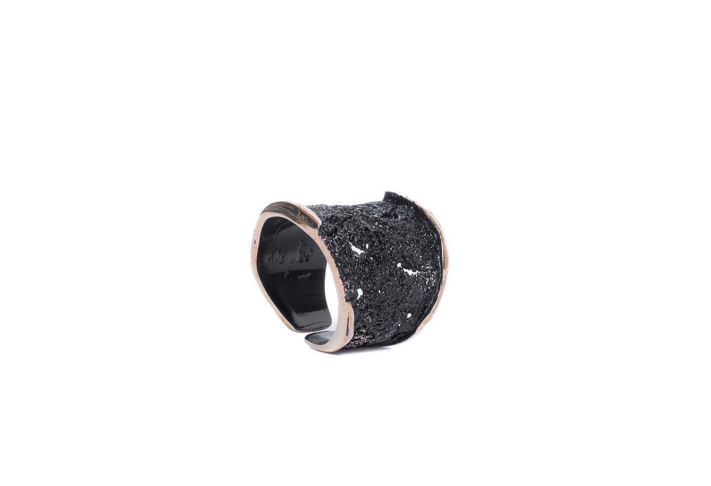 INTENZZA GOLDENBLACK BIG RING