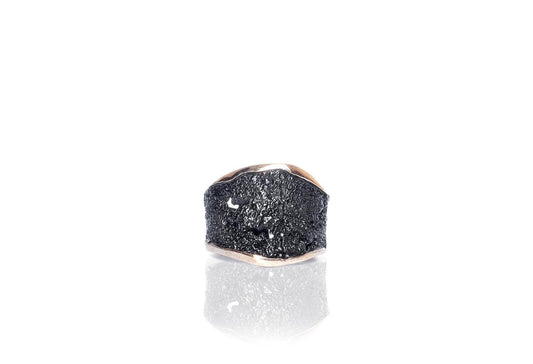 INTENZZA GOLDENBLACK SMALL RING