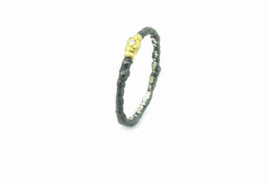 BREMI GOLD RING WITH DIAMOND