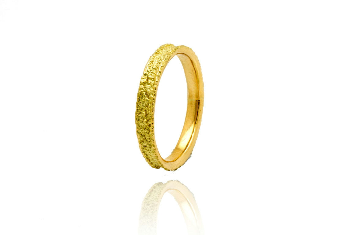 DESERT MINI GOLD PLATED RING